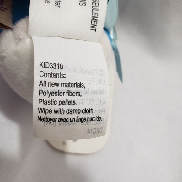 Hallmark Itty Bittys Peanuts Lucy Plush 4.5" Year 2014 Embroidered Beanbag - Picture 8 of 10